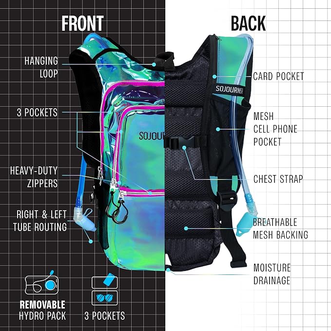 Sojourner Hydration Pack, Hydration Backpack - Image 3