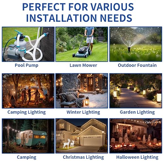 3 Pack Outdoor Extension Cord Safety Cover - Image 7