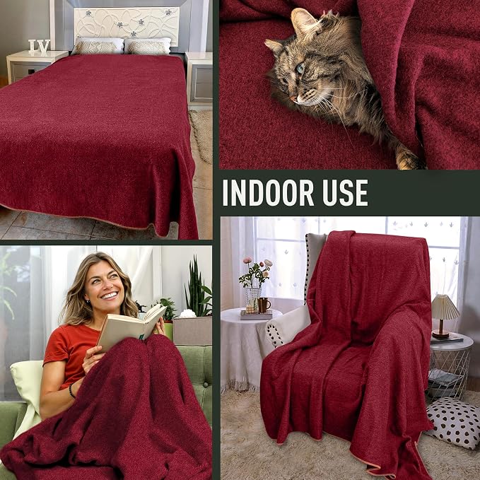 Large Military Wool Blanket - Image 3
