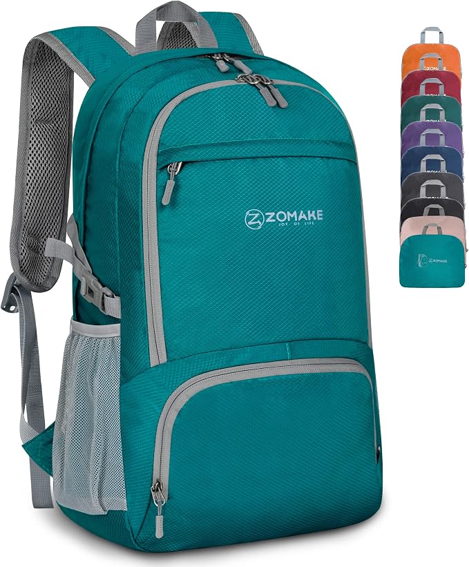 ZOMAKE Lightweight Packable Backpack 30L, Foldable Hiking Backpacks Water by ZOMAKE