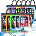 10 Pack Universal Waterproof Phone Pouch, Large Phone Waterproof Case Dry Bag by Famoby