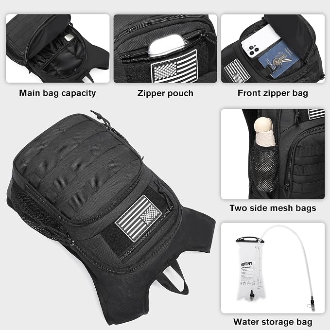 wotony Hydration Backpack with Water Bladder - Image 6
