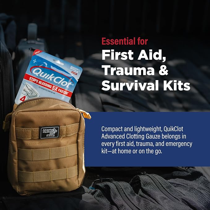 Adventure Medical Kits QuikClot Advanced Clotting Gauze - Image 7