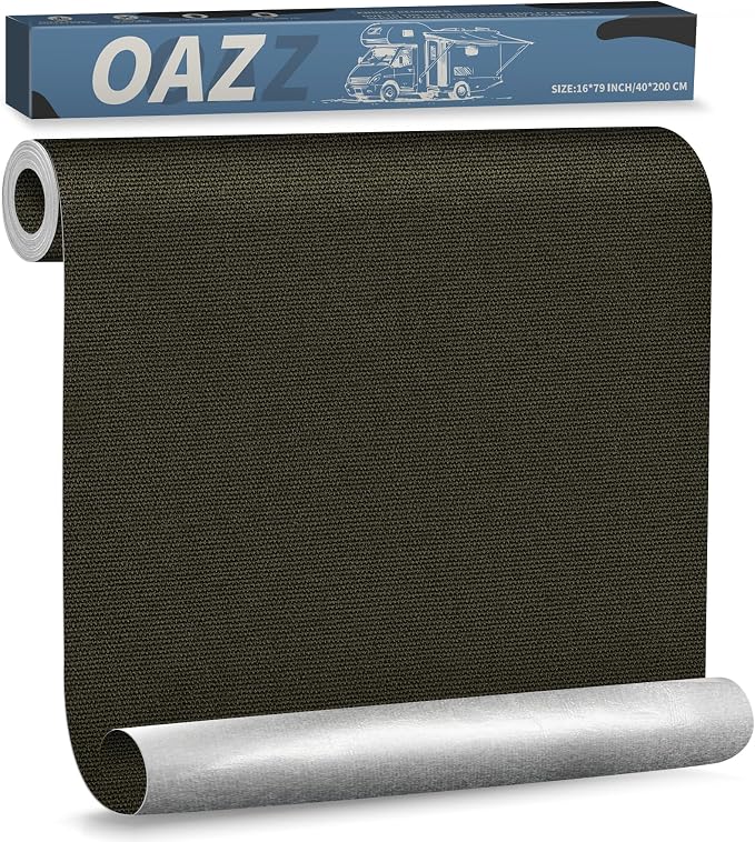 OAZ 16 x 79 inch Canvas Repair Patches Canvas Fabric Patch Self-Adhesive Fabric by OAZ