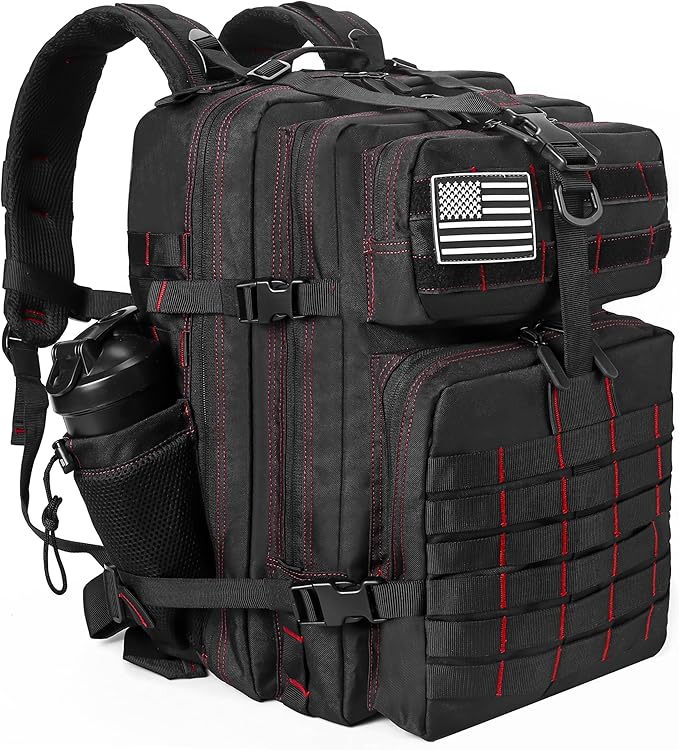 LHI Military Tactical Backpack for Men and Women 45L Army 3 Days Assault Pack by LHI