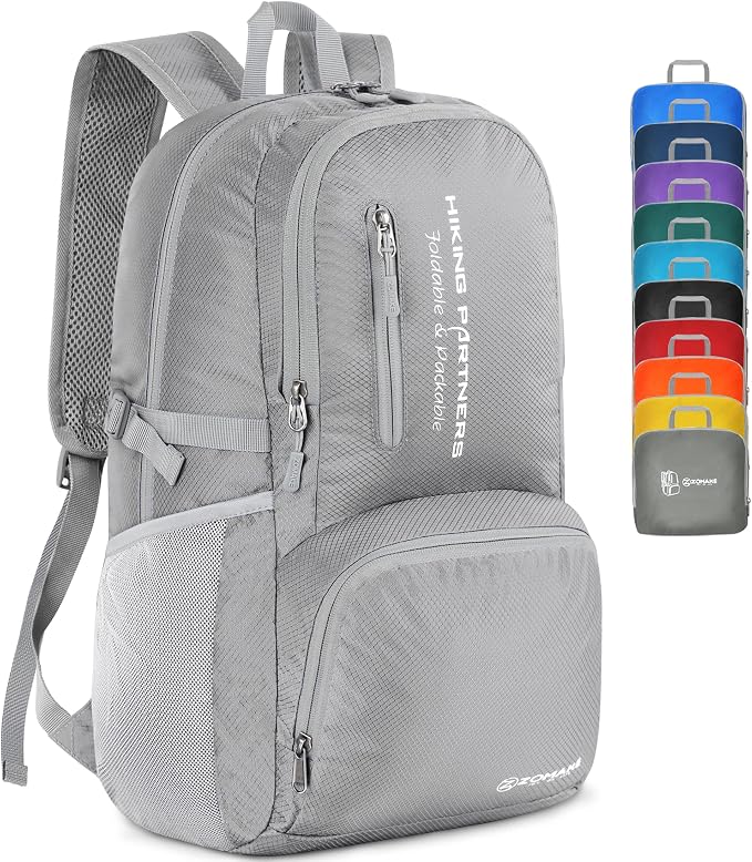 ZOMAKE Lightweight Packable Backpack, 35L Light Foldable Hiking Backpacks Water by ZOMAKE