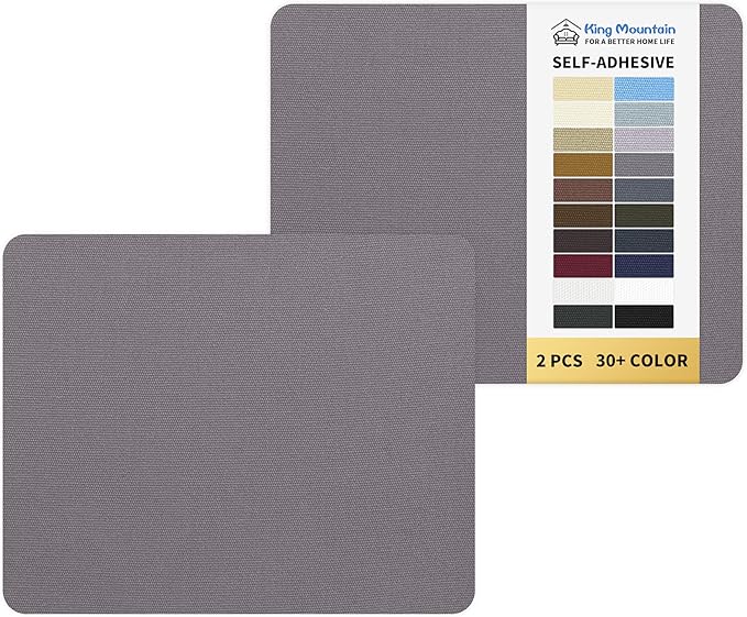 KING MOUNTAIN Canvas Repair Patch 9 x11 Inch 2 Pcs Self-Adhesive Waterproof by ForABetterHomeLife