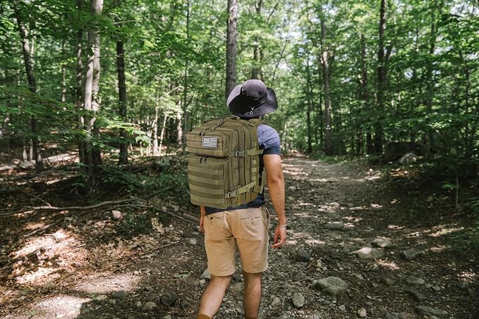 LHI Military Tactical Backpack for Men and Women 45L Army 3 Days Assault Pack - Image 9
