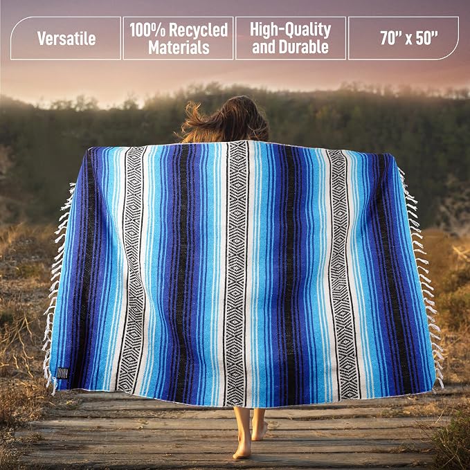 Authentic Extra Large Mexican Blanket - Image 3