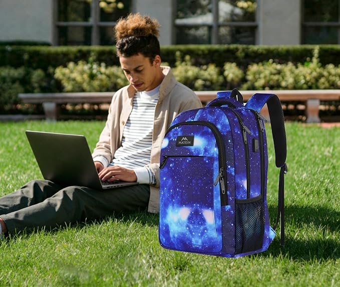 MATEIN Travel Backpack for Men Women, Anti Theft College Laptop Daypack for Men - Image 4