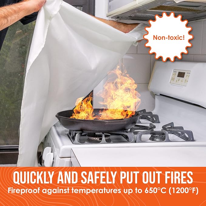 Go Time Gear Emergency Fire Blanket - Image 2