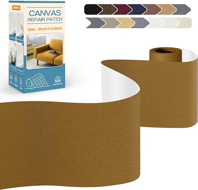 KING MOUNTAIN Canvas Repair Tape, Outdoor Gear Patch, 4×63 Inches, Waterproof by ForABetterHomeLife
