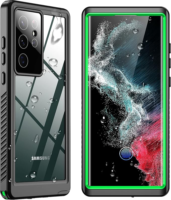SPIDERCASE Designed for Samsung Galaxy S22 Ultra Case, Waterproof Built-in by SPIDERCASE