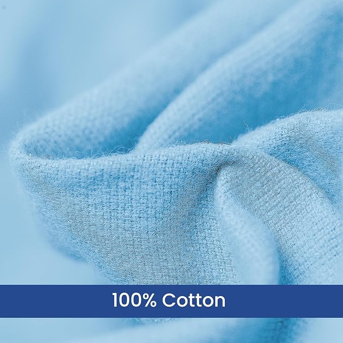 Linteum Textile 100% Cotton Hospital Patient Bath Blanket, Bed Bath Sheet - Image 2