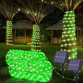 Solar Rope Lights, 2 Packs Total 66ft 200LEDSolar String Lights, 8 Modes by Jnaurb