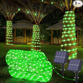 Solar Rope Lights, 2 Packs Total 132ft 400LEDSolar String Lights, 8 Modes by Jnaurb