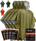 PREPARED4X Emergency Mylar Poncho – Survival Rain Poncho by PREPARED4x