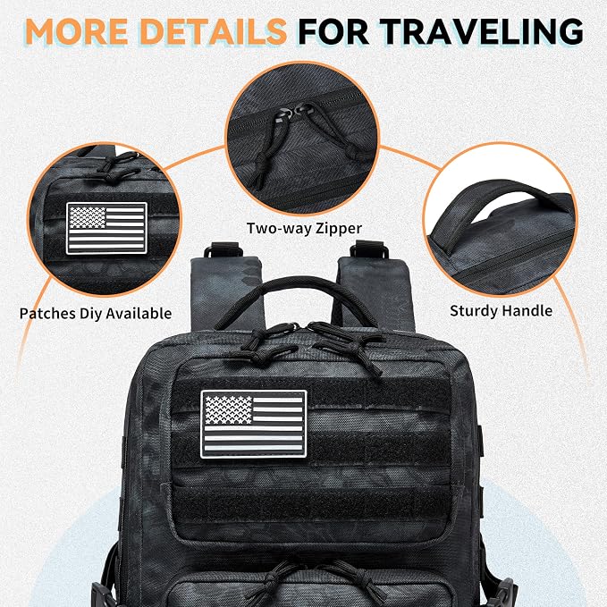 Wotony Military Tactical Backpack - Image 2