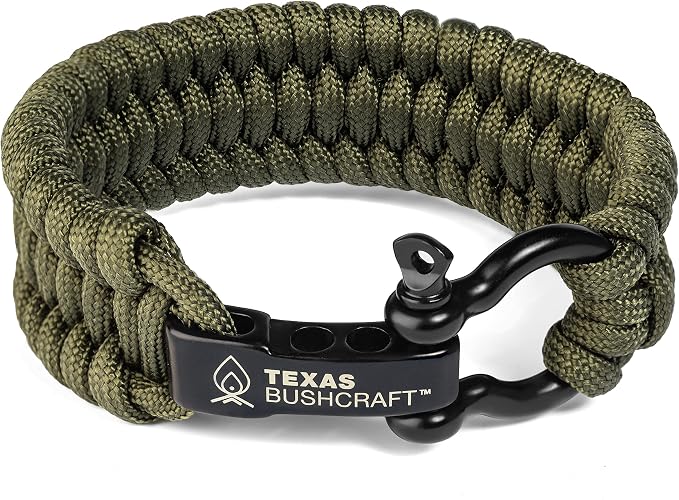 Texas Bushcraft Firecraft Cord Survival Bracelet – Paracord Bracelet by TexasBushcraft