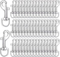 Lucky Goddness 50pcs Swivel Snap Hooks by LuckyGoddness