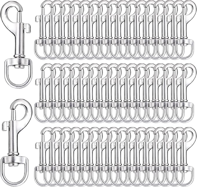 Lucky Goddness 50pcs Swivel Snap Hooks by LuckyGoddness