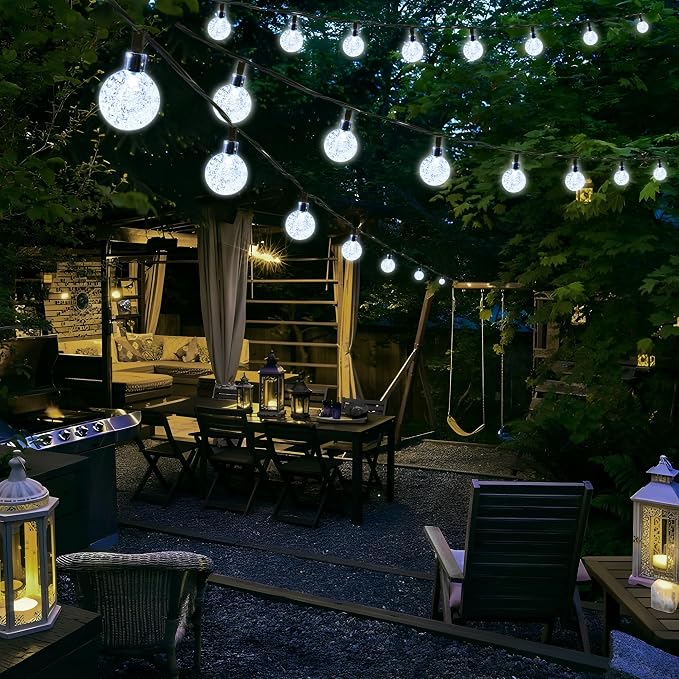 Joomer Solar Powered String Lights Waterproof, 39FT 60 LED Outdoor Solar String - Image 6