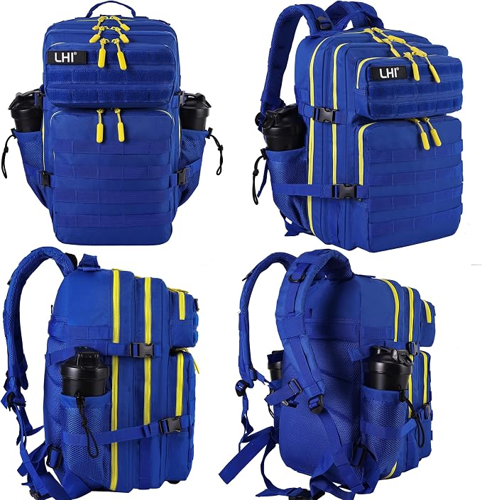 LHI Military Tactical Backpack for Men and Women 45L Army 3 Days Assault Pack - Image 2