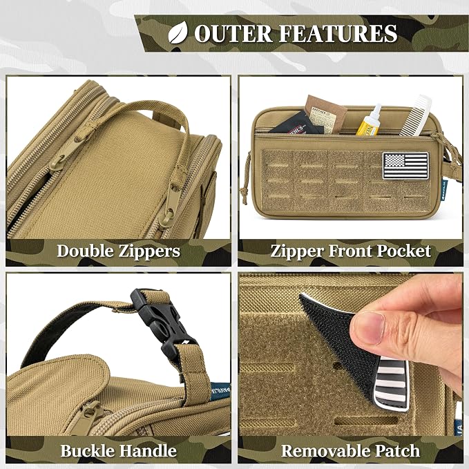PAVILIA Extra Large Tactical Toiletry Bag - Image 4