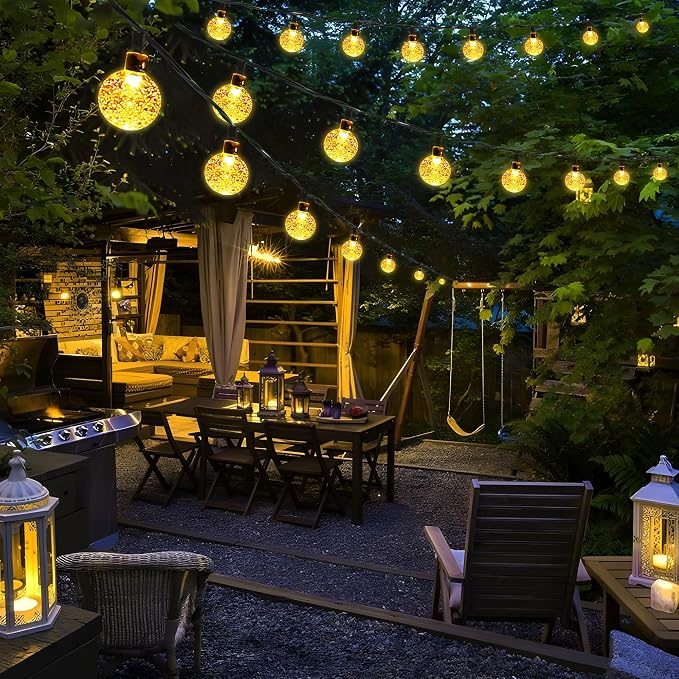 Joomer Solar Powered String Lights, 39FT 60 LED Outdoor Solar String Lights - Image 7