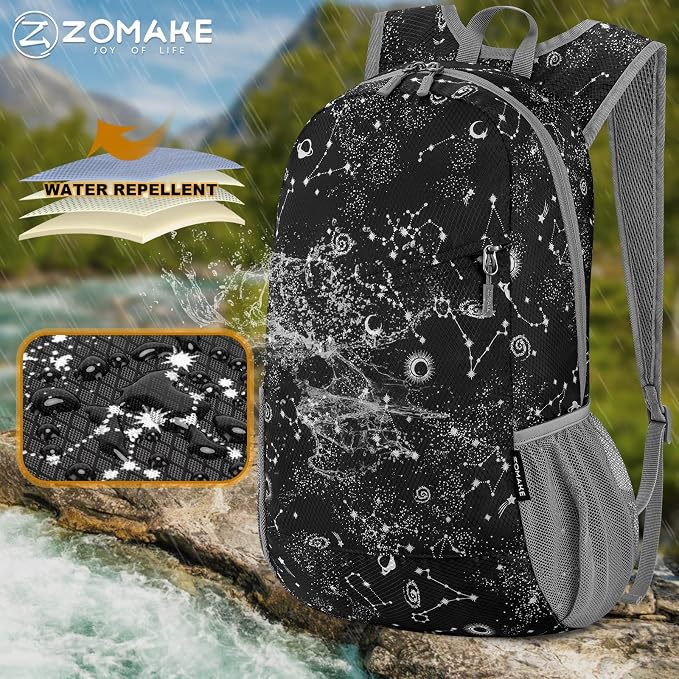 ZOMAKE Lightweight Packable Backpack, Foldable Backpacks Small Daypack - Image 5