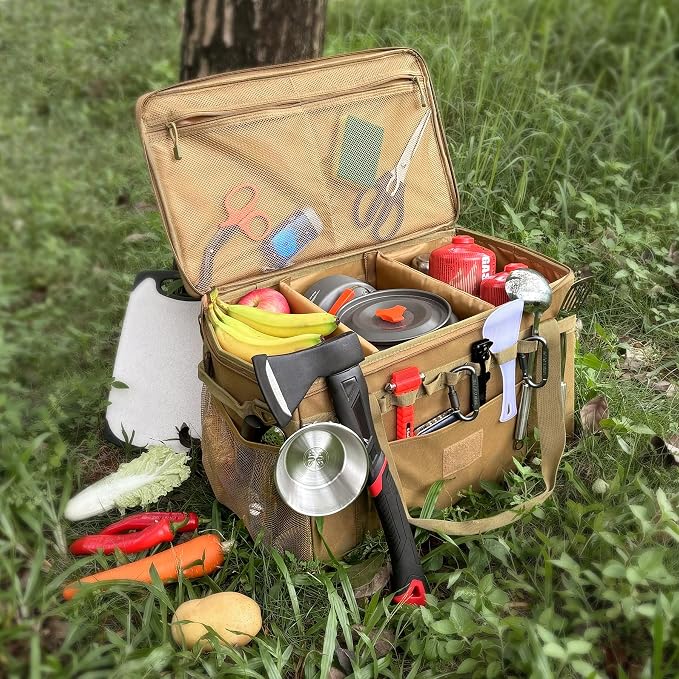 Tactical Camping Storage Bag Utility Tote Bag Camping Kitchen Organizer - Image 7