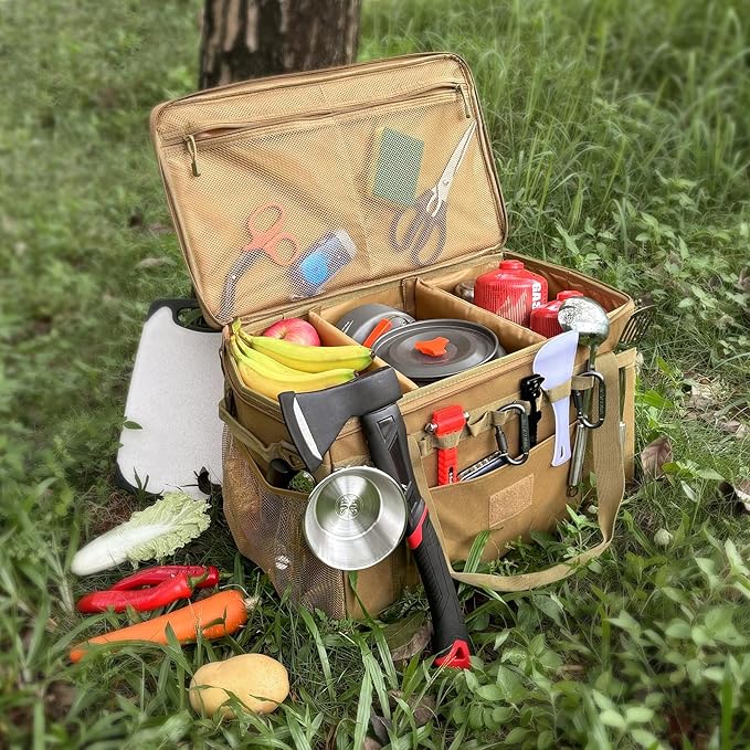 Tactical Camping Storage Bag Utility Tote Bag Camping Kitchen Organizer - Image 7
