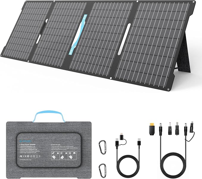60W Portable Solar Panels Chargers by E-POWO