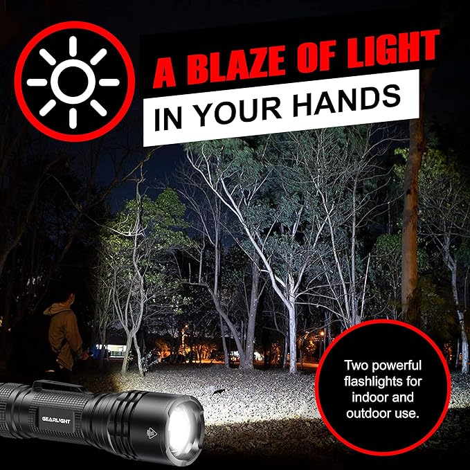 GearLight LED Tactical Flashlights High Lumens - Image 2