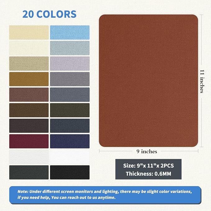 KING MOUNTAIN Canvas Repair Patch 9 x11 Inch 2 Pcs Self-Adhesive Waterproof - Image 2