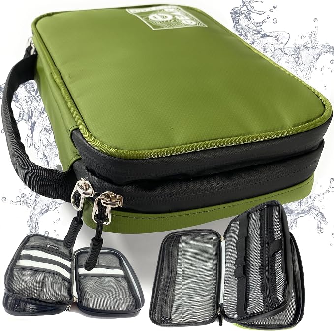Enthusiast Gear Waterproof Electronics Organizer – Durable Travel Case by EnthusiastGear