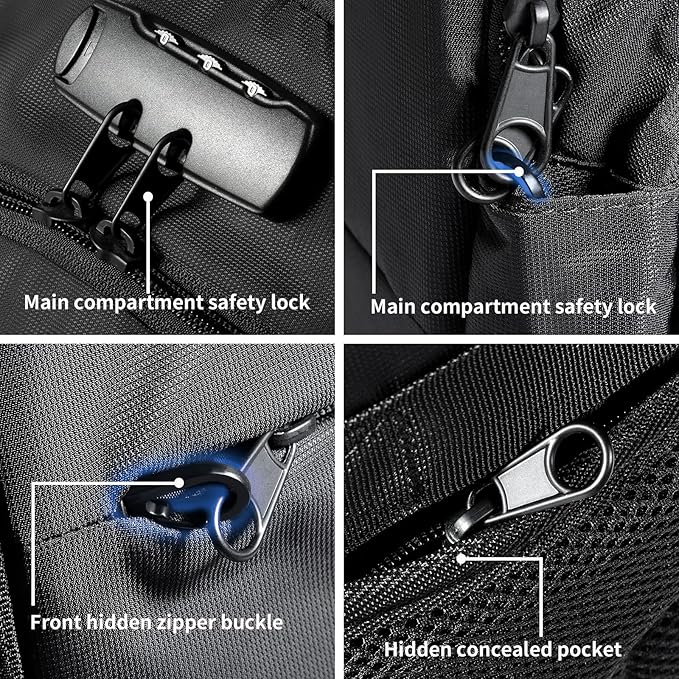 Tzowla 35 Liter Anti Theft Backpack - Image 2