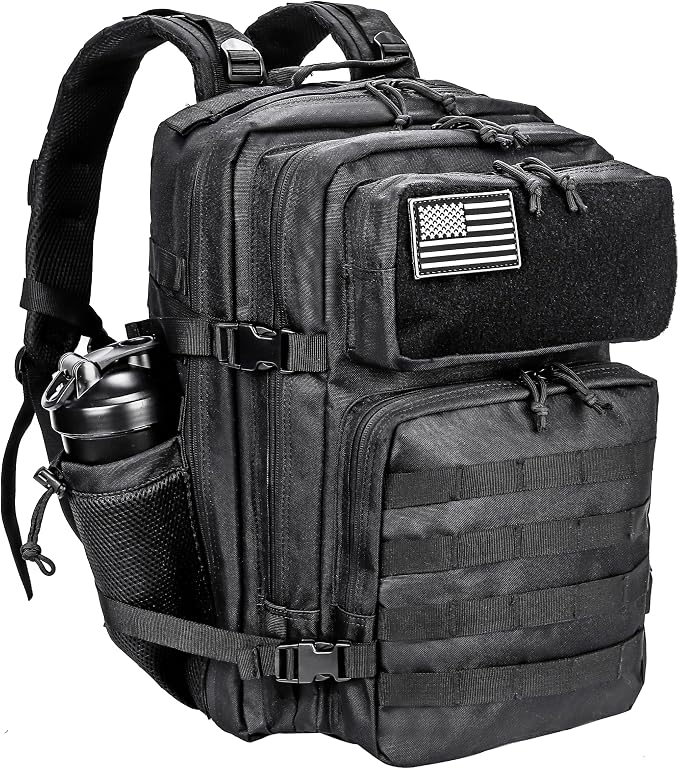LHI Military Tactical Backpack for Men and Women 45L Army 3 Days Assault Pack by LHI