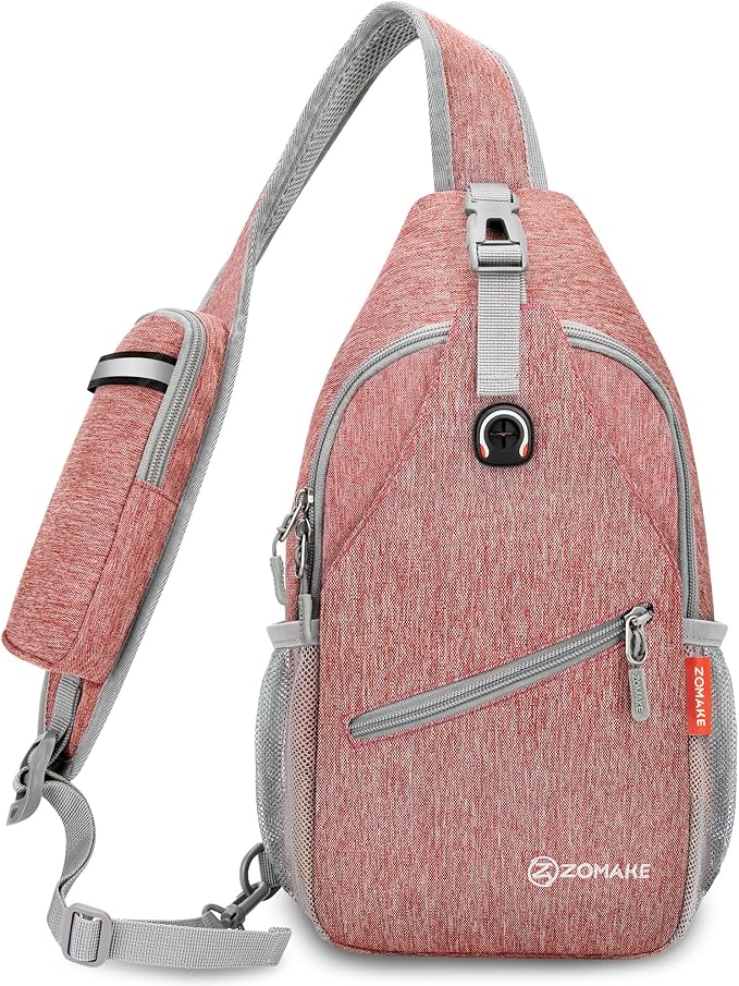 ZOMAKE Sling Bag, Small Crossbody Sling Backpack, Water Resistant Shoulder by ZOMAKE