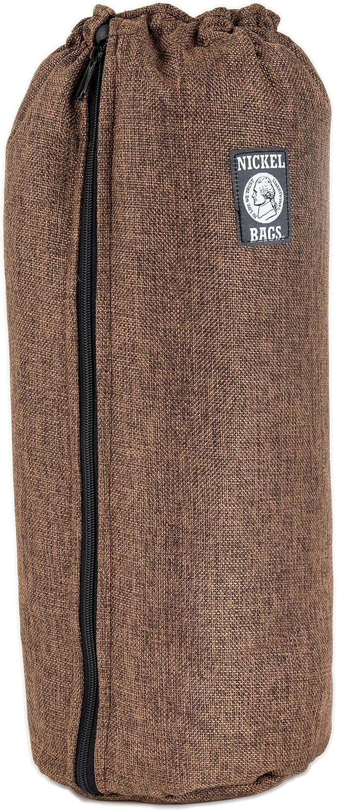 Nickel Bags Padded Drawstring Duffle Tube, Hemp Protective Sling Bag - Image 2
