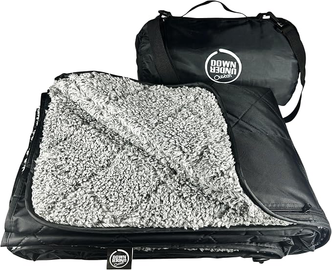 DOWN UNDER OUTDOORS Large Waterproof Windproof Extra Thick 350 GSM Quilted by DOWNUNDEROUTDOORS