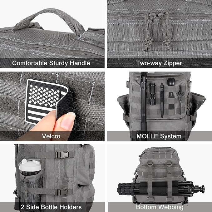 Military Tactical Backpack 50L Large Day Backpack - Image 5