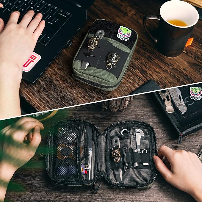 TACTICAL GEEK Block E2.0 EDC Compact Waist Multi-Purpose Molle Pouch Organizer - Image 8