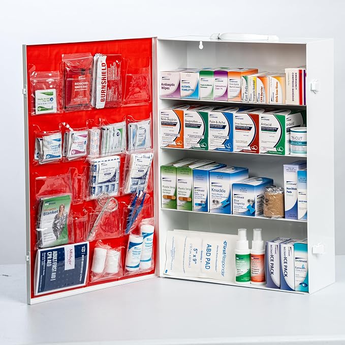 Restaurant Metal First Aid Cabinet, Wall Mountable by HomePage