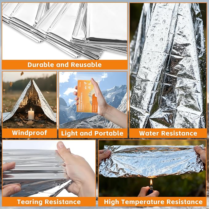 24 Pack Emergency Blankets - Image 4