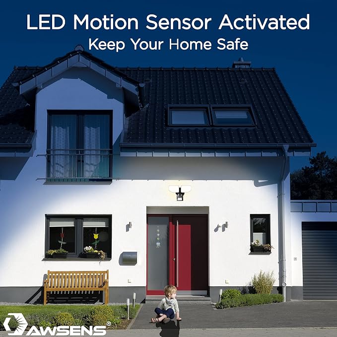 30W LED Security Lights Motion Sensor Light Outdoor, 180 Degree, 2600 LM - Image 5