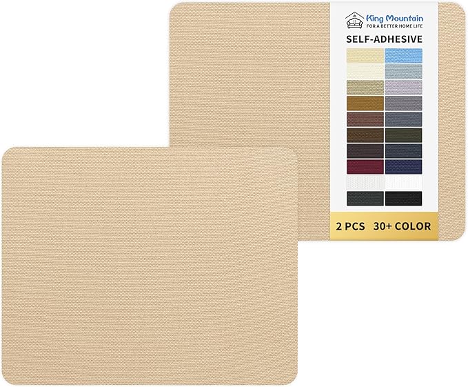 KING MOUNTAIN Canvas Repair Patch 9 x11 Inch 2 Pcs Self-Adhesive Waterproof by ForABetterHomeLife