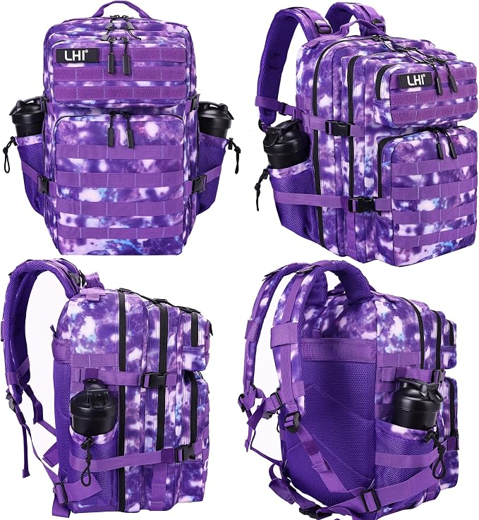 LHI Military Tactical Backpack for Men and Women 45L Army 3 Days Assault Pack - Image 2