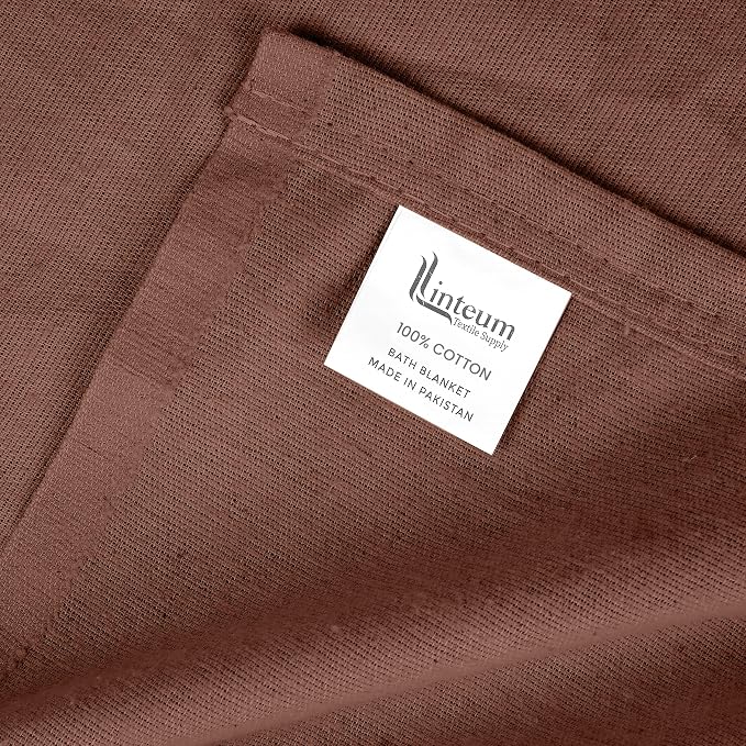 Linteum Textile Supply 100% Cotton Hospital Patient Bath Blanket, Bed Bath Sheet - Image 5