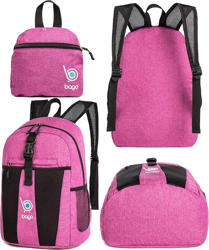 Bago Lightweight Backpack for Hiking for Women and Men - 25L Travel Day Pack - - Image 3
